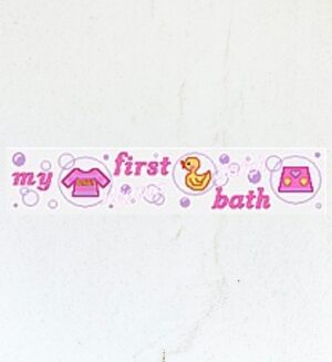 ΦΑΣΑ ΜΠΕΜΠΕ ΑIΝΤΑ ΠΟΛΥΧΡΩΜΗ ΚΩΔ. 7310 "MY FIRST BATH " ΡΟΖ