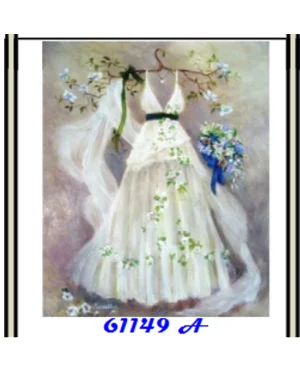 DIAMOND PAINTING ΜΕ ΧΑΝΤΡΕΣ 20Χ30cm ΚΩΔ.61149 ΝΥΦΙΚΟ