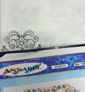 ΣΤΑΜΠΩΤΟ ΣΕΜΕΝ ΜΕ 2 ΠΕΤΣΕΤΑΚΙΑ ANABEL ΣΕ ΠΡΟΣΦΟΡΑ ΣΧ.7003 ΛΙΝΟ ΜΕ ΑΖΟΥΡ - Image 2
