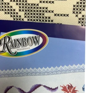 ΣΤΑΜΠΩΤΟ ΣΕΜΕΝ ΜΕ 2 ΠΕΤΣΕΤΑΚΙΑ RAINBOW ΣΕ ΠΡΟΣΦΟΡΑ ΚΛΑΡΑ ΣΧ.601 AIDA REGION - Image 2