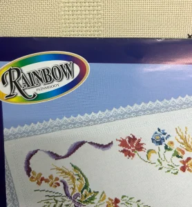 ΣΤΑΜΠΩΤΟ ΣΕΜΕΝ ΜΕ 2 ΠΕΤΣΕΤΑΚΙΑ RAINBOW ΣΕ ΠΡΟΣΦΟΡΑ ΚΛΑΡΑ ΣΧ.601 AIDA REGION - Image 3