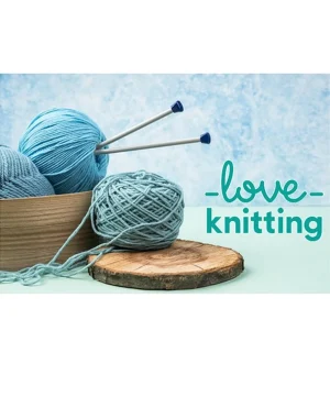 DIAMOND PAINTING ΜΕ ΧΑΝΤΡΕΣ 20Χ30cm ΚΩΔ.77700 I LOVE KNITTING