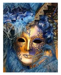 DIAMOND PAINTING ΜΕ ΧΑΝΤΡΕΣ 20Χ30cm ΚΩΔ.78857 ΒΕΝΕΤΣΙΑΝΙΚΗ ΜΑΣΚΑ