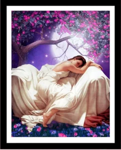 DIAMOND PAINTING ΜΕ ΧΑΝΤΡΕΣ 20Χ30cm ΚΩΔ.61135 ΓΥΝΑΙΚΑ ΜΕ ΦΟΡΕΜΑ