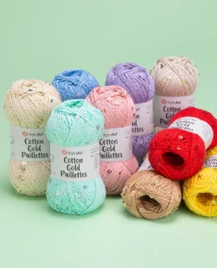 YARNART COTTON GOLD PAILLETES - Image 3