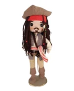 ΧΕΙΡΟΠΟΙΗΤΟ ΠΛΕΚΤΟ ΚΟΥΚΛΑΚΙ AMIGURUMI - JACK Ο ΠΕΙΡΑΤΗΣ - Image 2